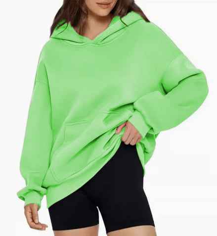 Women's Solid Sweatshirt Oversized Hoodie With Pockets